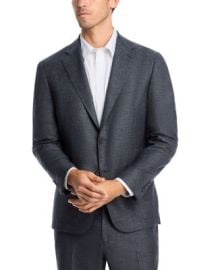 Melange Solid Unstructured Slim Fit Suit Jacket at Bloomingdales