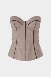 Melange Wool Corset Bustier at Antonio Marras