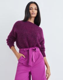 Melinda Crew Neck Sweater at Veronica Beard