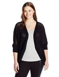 Melissa McCarthy Seven7 Womenand39s Plus-Size Open Stitch Cocoon at Amazon