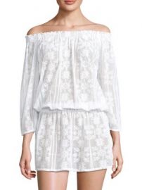 Melissa Odabash - Olivia Off-The-Shoulder Blouson Dress at Saks Fifth Avenue