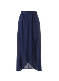 Melissa Odabash Devlin Navy Wrap Skirt Official Website at Melissa Odabash