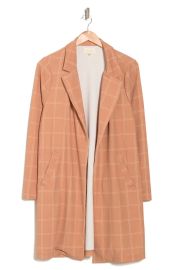 Melloday Plaid Topper Open Front Jacket at Nordstrom Rack