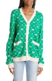 Melody Ehsani Monogram Knit Cardigan at Nordstrom