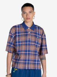 Melody Ehsani Plaid Transformation Polo at Footlocker