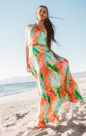 Melody Maxi Skirt Tropics Palm Show Me Your Mumu at Show me Your Mumu