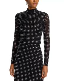 Melvina Embellished Mesh Top & Emi Embellished Midi Skirt at Bloomingdales