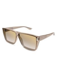 Men\'s Bold Contour 64MM Square Sunglasses - Beige Yellow at Saks Fifth Avenue
