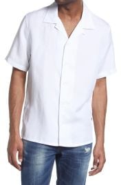 Men\'s Danny Solid Short Sleeve Button-Up Camp Shirt at Nordstrom Rack