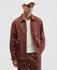 Men\'s Floral Embroidered Shacket & Shorts, Exclusively at Macy\'s at Macys