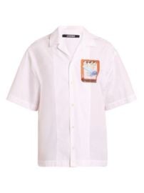 Men\'s La Chemise Sardines Short-Sleeve Shirt - Boite Sardines Orange - at Saks Fifth Avenue