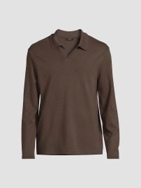 Men\'s Milano Johnny Collar Shirt - Coastal - at Saks Fifth Avenue