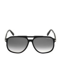 Men\'s Raoul 62MM Aviator Sunglasses - Black at Saks Fifth Avenue