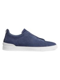 Men\'s Suede Triple Stitch Sneakers - Utility Blue - at Saks Fifth Avenue