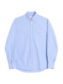 Men\'s VLogo Embroidered Cotton Shirt - Sky Blue - at Saks Fifth Avenue