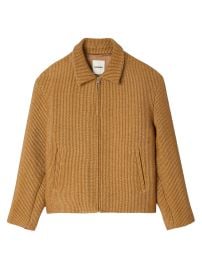Men\'s Woven Raffia Jacket - Camel - at Saks Fifth Avenue