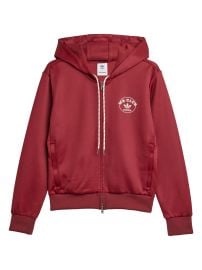 Men\'s adidas x Wales Bonner WB Club Track Hoodie - Collegiate Burgundy - at Saks Fifth Avenue