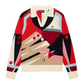 Men39s Backgammon Sweater Red Brown Multicolor Rowing Blazers at Rowing Blazers