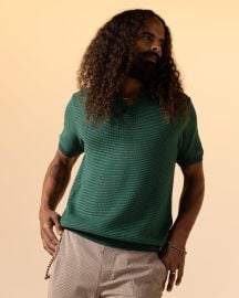 Men39s Palamos Knit Polo Shirt - Albero Dandy Del Mar at Dandy Del Mar