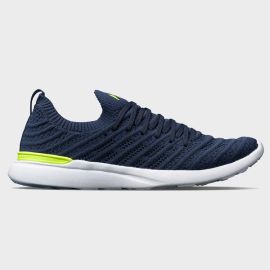 Men39s TechLoom Wave Navy Energy White at APL