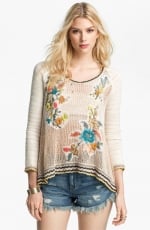 Menagerie embroidered sweater by Free People at Nordstrom