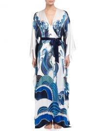 Meng Zod Printed Long Robe at Neiman Marcus