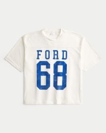 Mens Boxy Crop Ford Graphic Jersey Mens Clearance HollisterCocom at Hollister