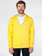 Mens hoodie in yellow at American Apparel