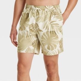Menx27s 7quot Swim Trunks - Goodfellow amp Co White XL Target at Target