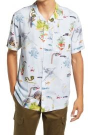 Menx27s Gallery Nathan Short Sleeve Button-Up Camp Shirt at Nordstrom