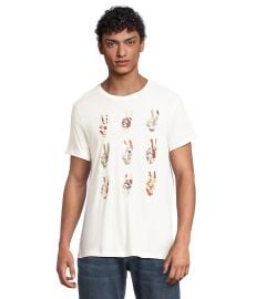 Menx27s John Varvatos Multi Peace Hand Tee KG4261Z4 com at Zappos