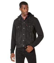 Menx27s Levix27s Mens Hybrid Hoodie V Trucker com at Zappos