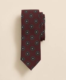 Menx27s Silk Geometric Tie Brooks Brothers at Brooks Brothers