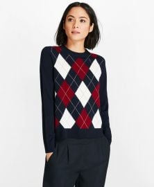 Merino Wool Argyle Sweater at Brooks Brothers