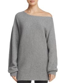 Merino Wool Off-the-Shoulder Oversized Sweater Theory at Bloomingdales