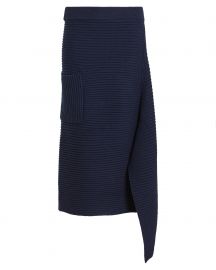 Merino Wool Origami Slit Skirt at Intermix