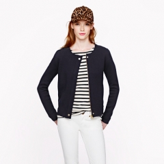 Merino Zippered Sweater Jacket at J. Crew