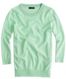 Merino wool Tippi sweater in Cafe Mint at J. Crew