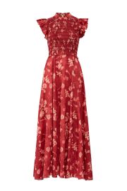 Merlot Monet Smocked Dress by Sea at Rent The Runway