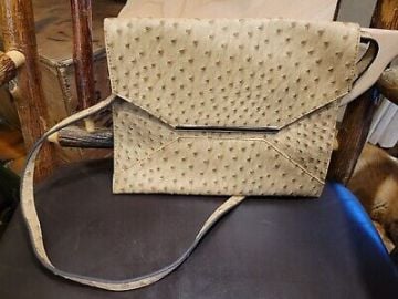 Merona Faux Ostrich Leather purse PreOwned EUC eBay at eBay