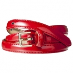 Merona skinny belt in red at Target