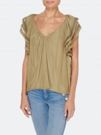 Merrit Flutter Sleeve Top at Verishop