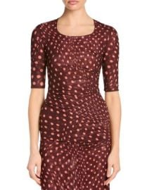 Mesh Half Sleeve Top at Bloomingdales