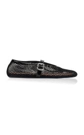 Mesh Mary Jane Flats By Alaa at Moda Operandi