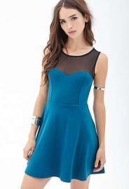 Mesh Trim Dress at Forever 21