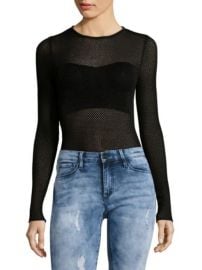 Mesh bodysuit at Saks Off 5th