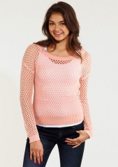 Mesh pullover at Delias