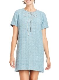 Mestiza New York Ainslee Tweed Shift Minidress at Saks Fifth Avenue