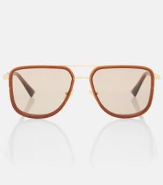 Metal Combi aviator sunglasses at Mytheresa