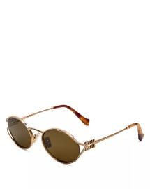 Metal Oval Sunglasses, 54mm at Bloomingdales
